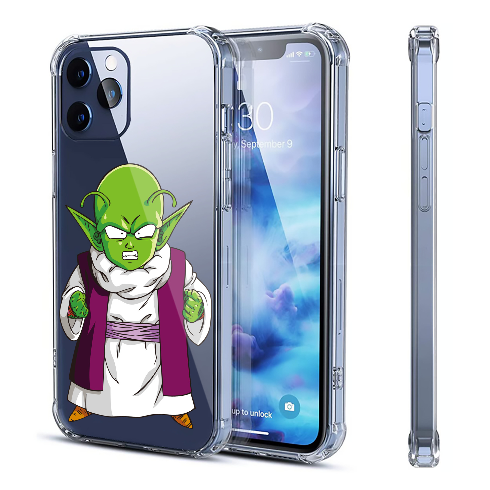（画像用） ドラゴンボール ピッコロ DRAGON BALL Piccolo 【iPhone 12シリーズ対応】透明スマホケース（クリアソフトケース）